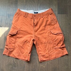 Polo by Ralph Lauren Men's Vibrant Orange Cargo Shorts